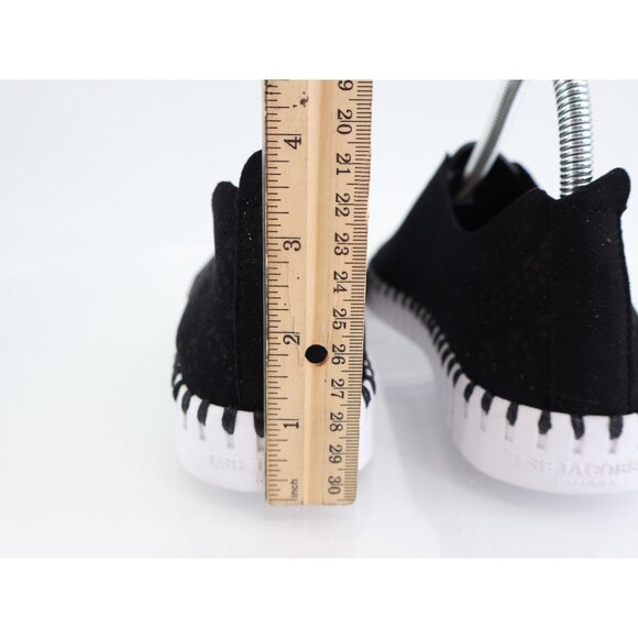 Ilse Jacobsen Tulip Flat Sz 39 9 Slip On Black perforated Sneaker - Picture 7 of 13
